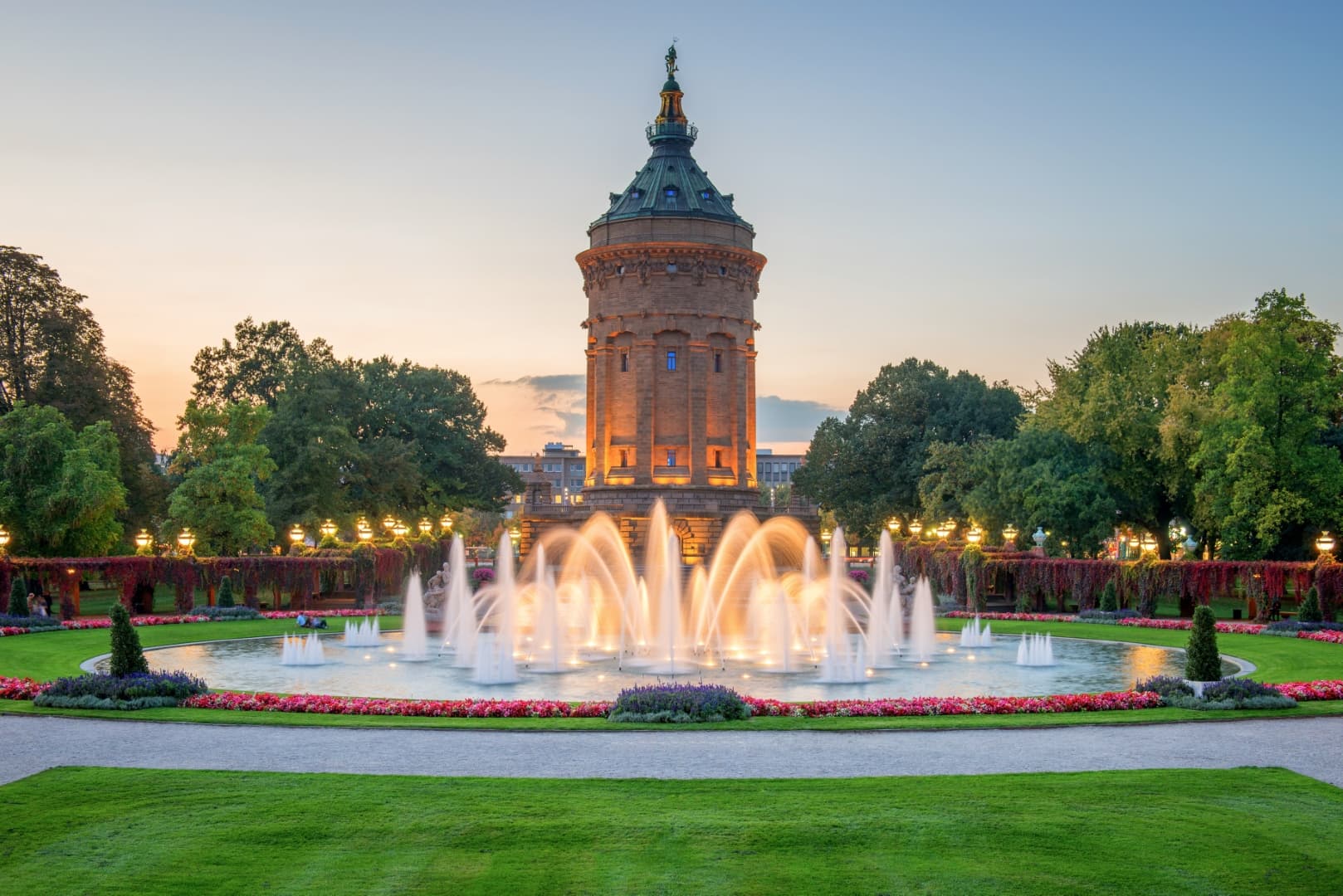 Der Wasserturm in Mannheim